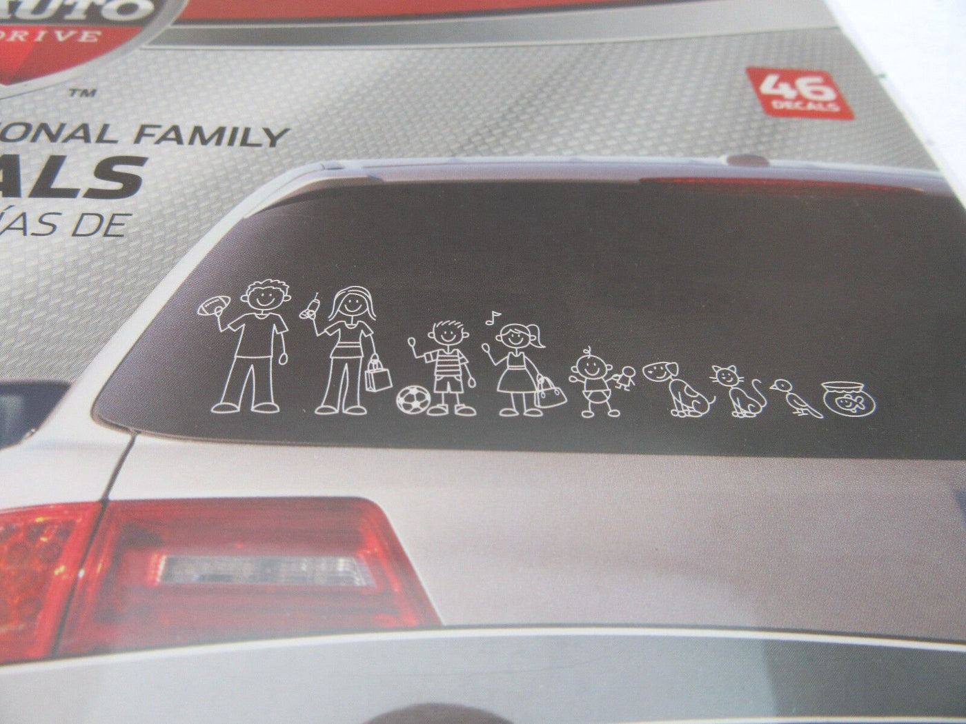 Traditional Family Decal ~ For Cars or Trucks ~ 46 Exterior Decals