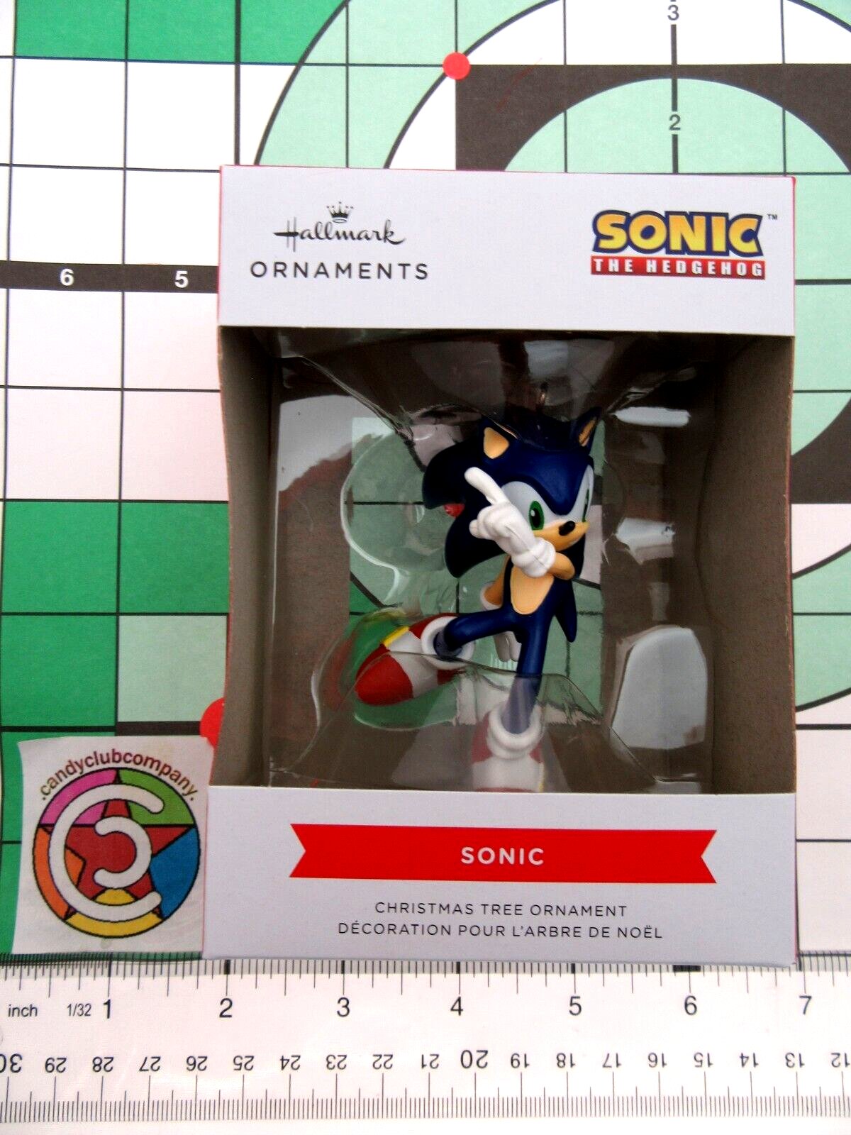 Sonic The Hedgehog Tree Ornament ~ Hallmark