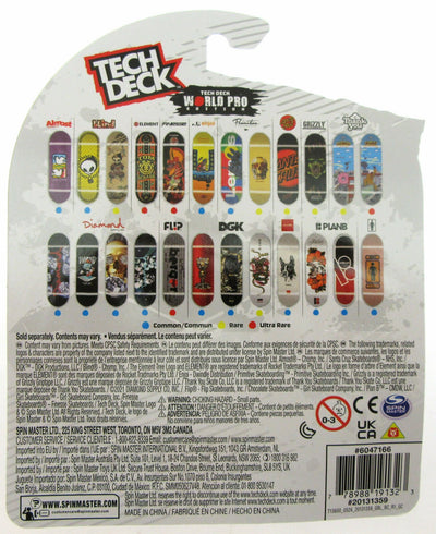 Tech Deck ~ Grizzly ~ Skateboard / Fingerboard ~ World Edition ~ Bear