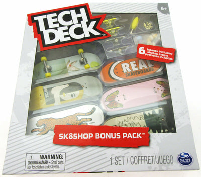 Tech Deck ~ Real ~ Skateboard  / Fingerboard~ 6 pack