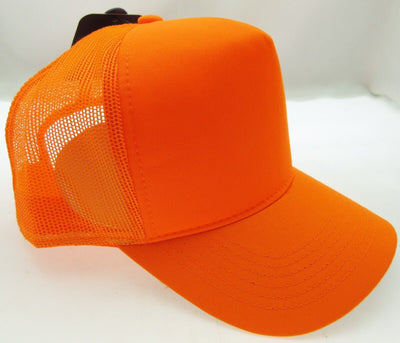 Bright Neon Orange Cap ~ Hunting Headwear Hat  ~ Hunter ~ One Size