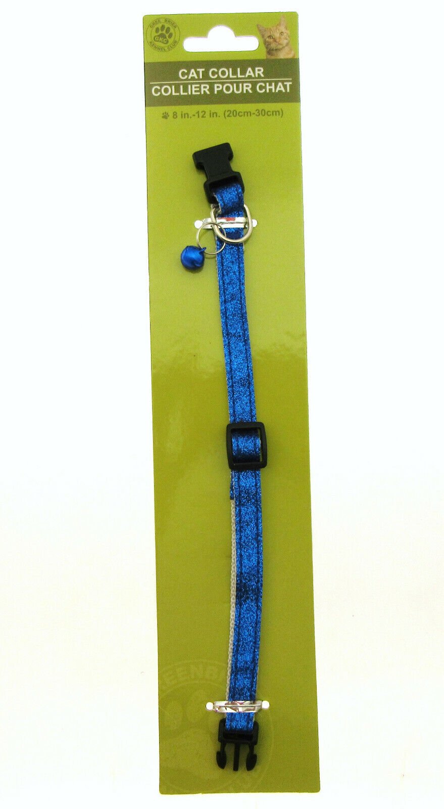 Cat Collar by Greenbrier Kennel Club ~ With Bell ~ Blue Sparkle!