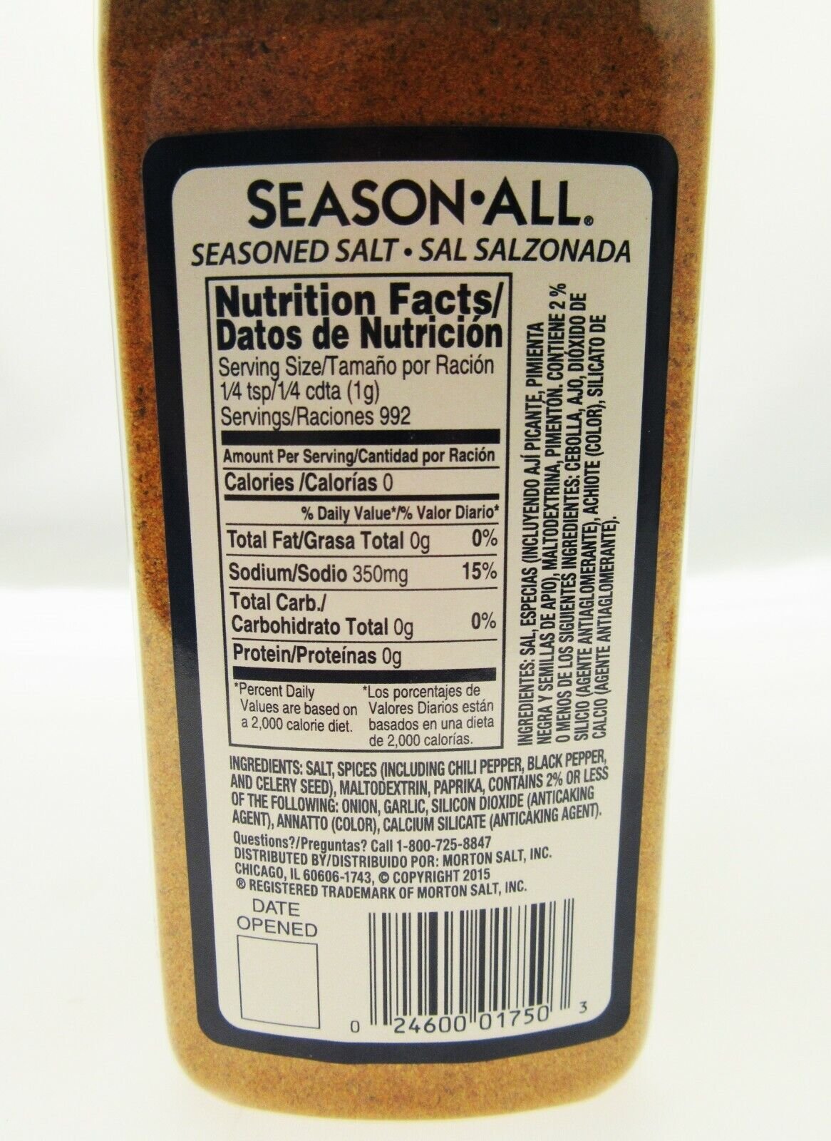 4 Pack | Product of Morton Season-All Seasoned Salt Ounce 35 Ounce