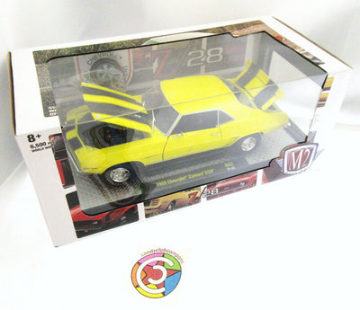 1969 Chevrolet Camaro Z/28 ~ Yellow ~ Die Cast Car ~ M2 Machines ~ 1:24