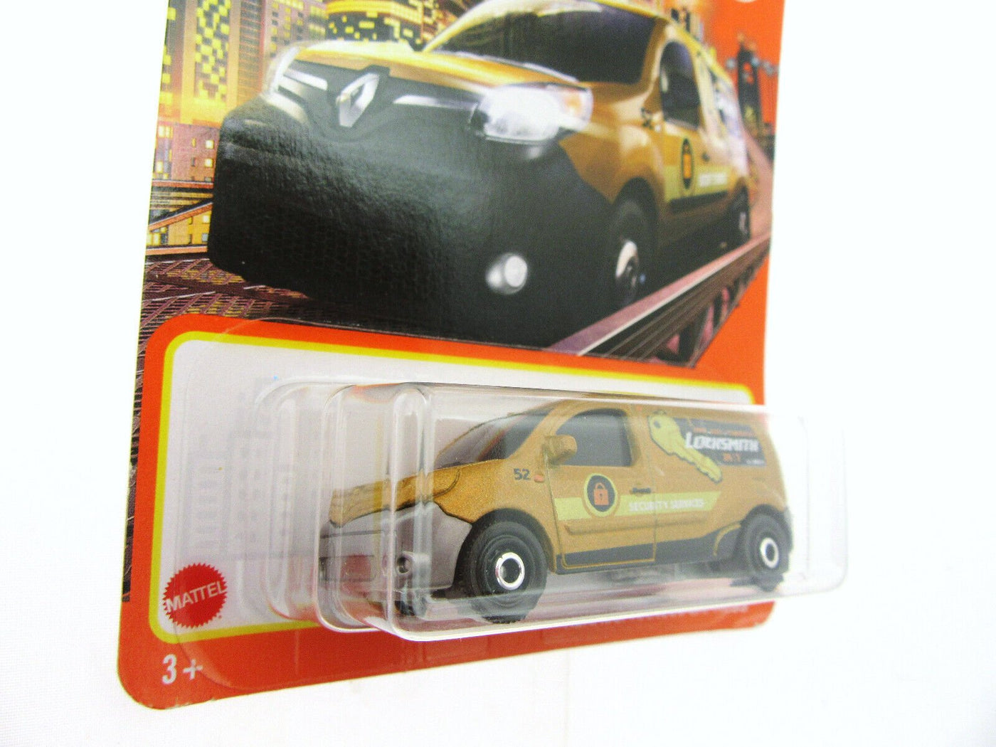 Renault Kangoo Express ~ Locksmith ~ Gold ~ 1:64 Scale ~ Matchbox