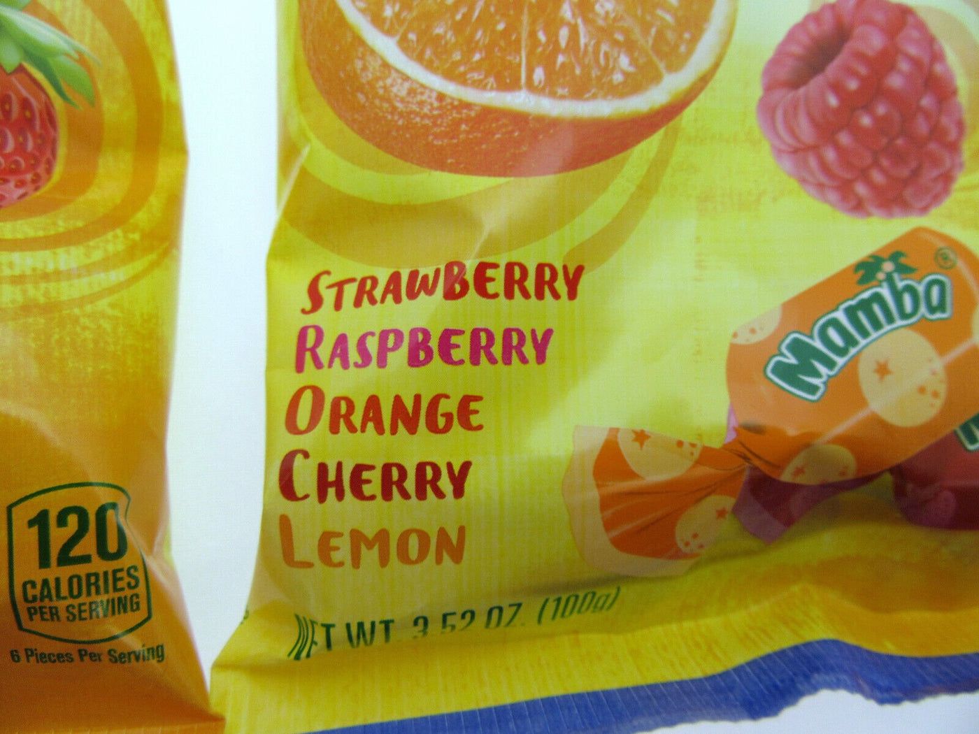 Mamba ~ Fruit Chews ~ American Candy ~ 3.52oz Bag ~ Lot of 2