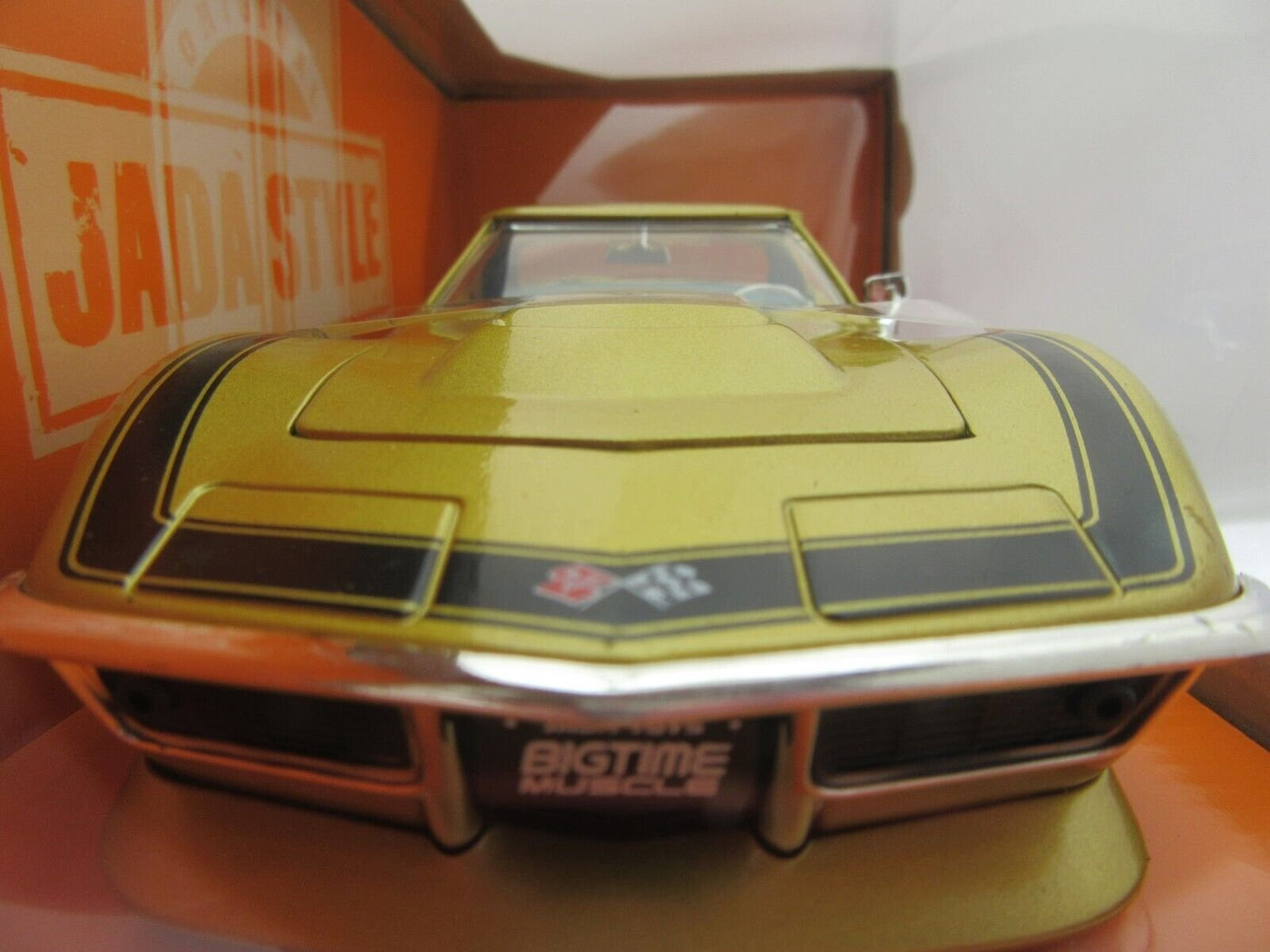 1969 Corvette Stingray Chevrolet ~ZL1 ~ Die Cast Car ~ Bigtime Muscle ~ 1:24