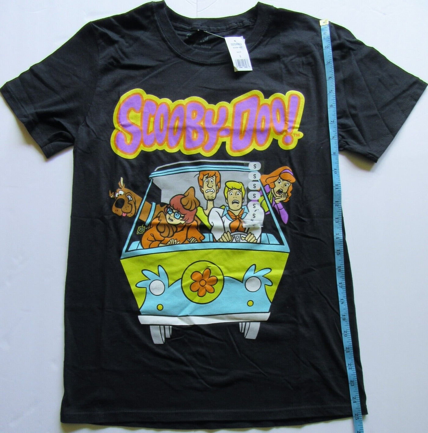 Scooby-Doo Small Black T-Shirt Scooby Doo & The Gang Size S ~ T Shirt