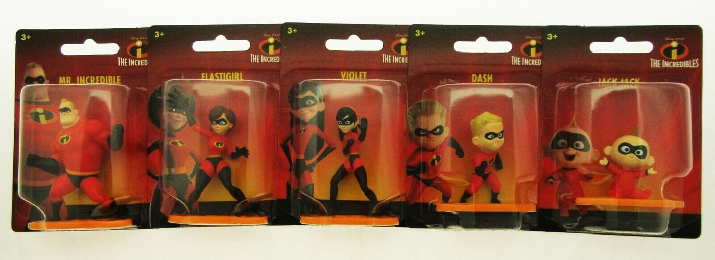 The Incredibles ~ Model Toy Figurine Collectibles ~ Elastigirl Violet Dash Jack