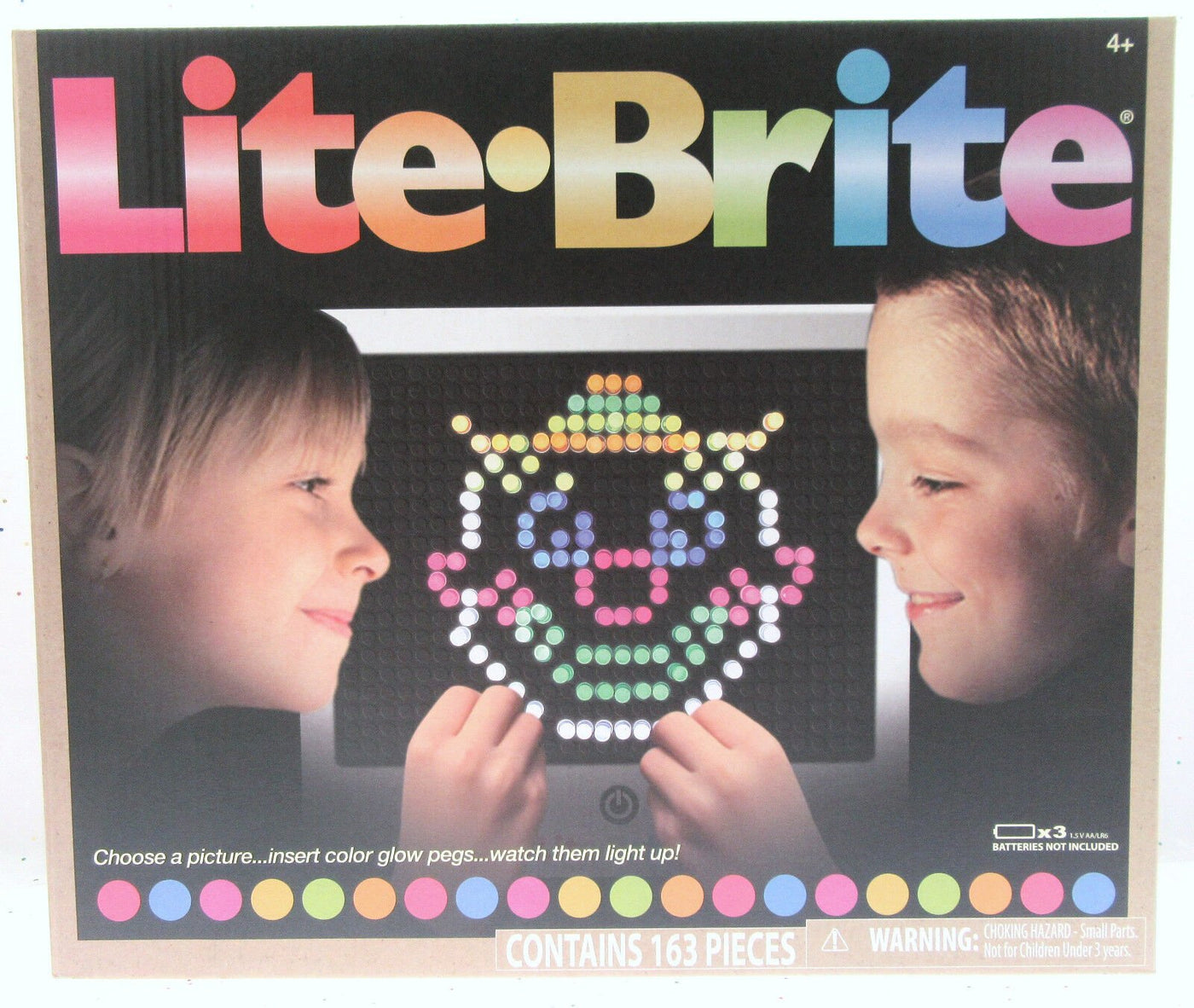 Lite Brite ~ Hasbro Color Glow Pegs ~ Watch them Light Up! ~ Light Bright ~ Toy