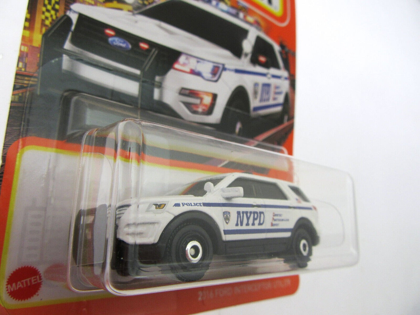 2016 Ford Interceptor Utility ~ NYPD ~ Police Car ~ 1:64 Scale ~ Matchbox