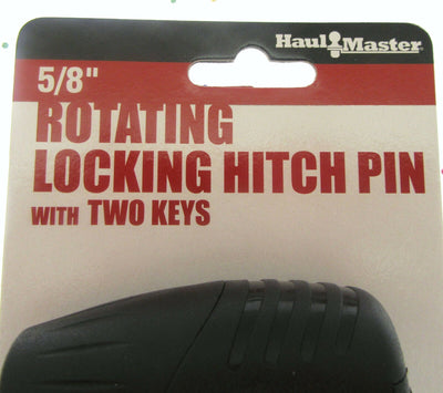 Locking Hitch Pin ~ 5/8 inch Dia. ~ Rotating ~ Class 1 & 2 ~ By Haul Master