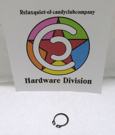 External Retainting Snap Ring ~ 3/4 inch~ Black Oxide ~ Spring Steel