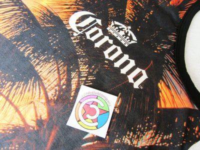Corona Beer Tank Top Shirt ~ Small 34 / 36 ~Tropical Beach