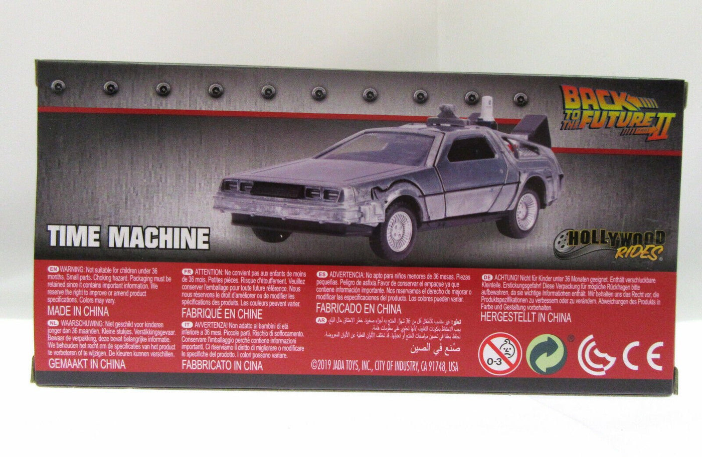 Back to the Future 2 ~ Time Machine ~ Metals Die Cast Car ~ 1:32