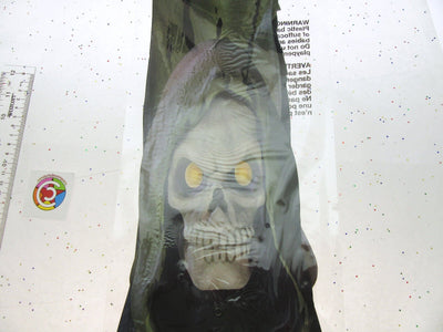 Door Spook ~ Skeleton in Robe ~ Happy Halloween! ~ Scary ~ Door Decor