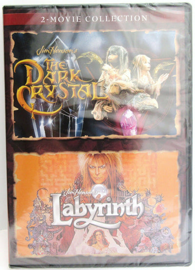 The Dark Crystal (1982) & Labyrinth (1986)~ Jim Henson ~ Movie ~ New DVD