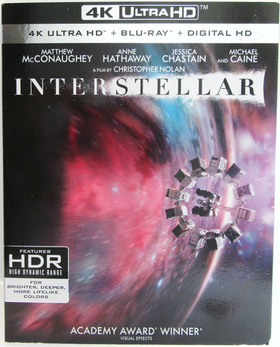Interstellar ~ Matthew McConaughey ~2014~ Epic Sci-Fi ~ Movie ~ New 4K / Blu-ray