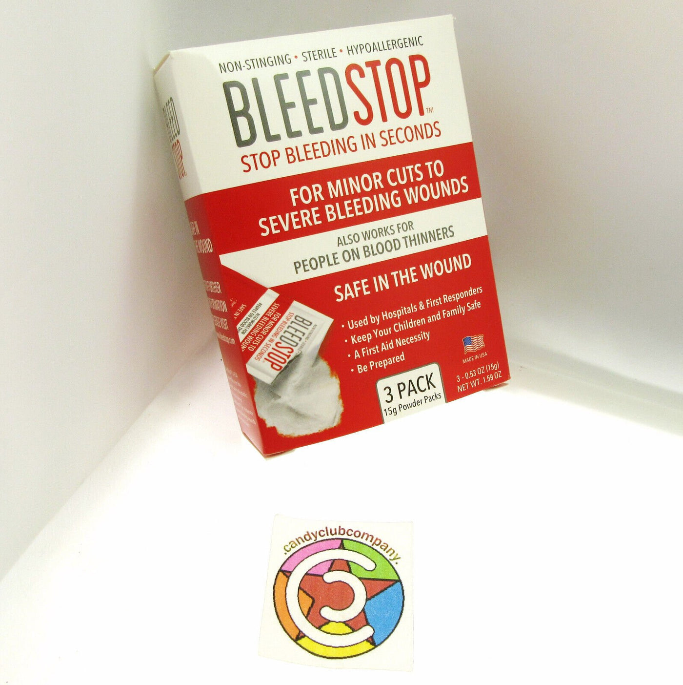BLEEDSTOP ~ Stops Bleeding in Seconds ~ For Every Shop
