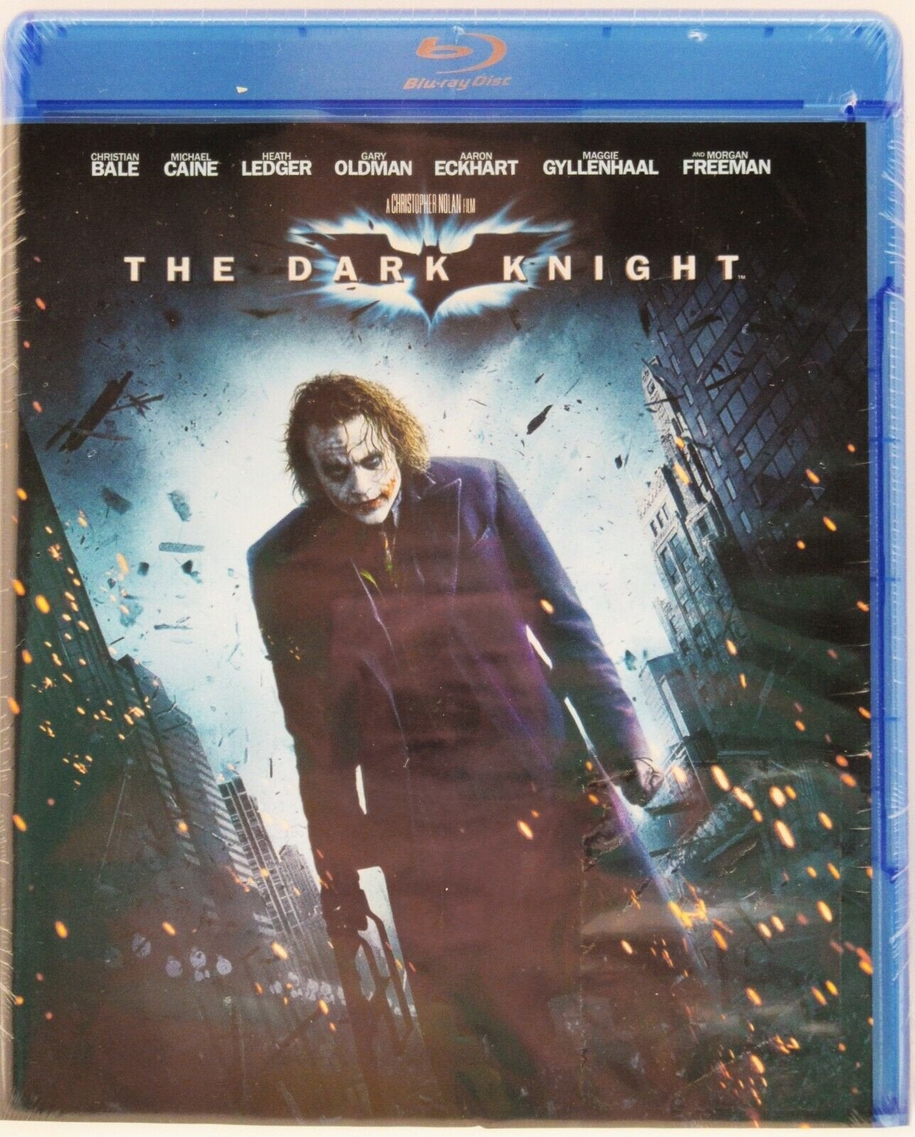 The Dark Knight ~ Batman ~ Christian Bale Heath Ledger ~ Movie ~ New Blu-ray