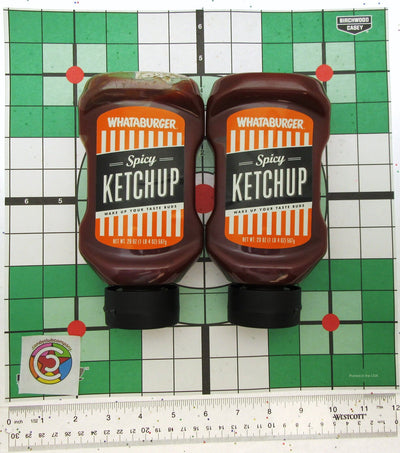 Whataburger Spicy Ketchup "Wake Up You Taste Buds" ~ 20oz Bottle ~ Lot of 2