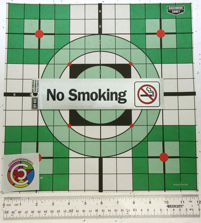 No Smoking ~ Self Adhesive ~ Metal Sign ~ By HY-KO