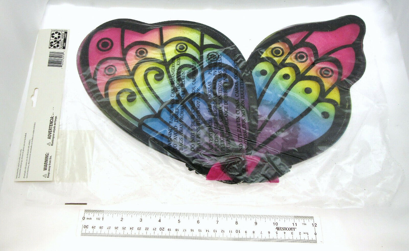 Colorful Wings Costume ~ Halloween or Play Fairy Wings