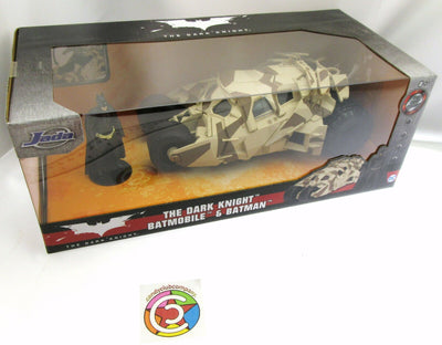 Batmobile ~ The Dark Knight ~ Camo ~  Die Cast Car ~Batman ~ 1:24