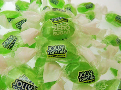 Jolly Rancher ZERO SUGAR FREE Green Apple 8oz Candy Candies Half Pound