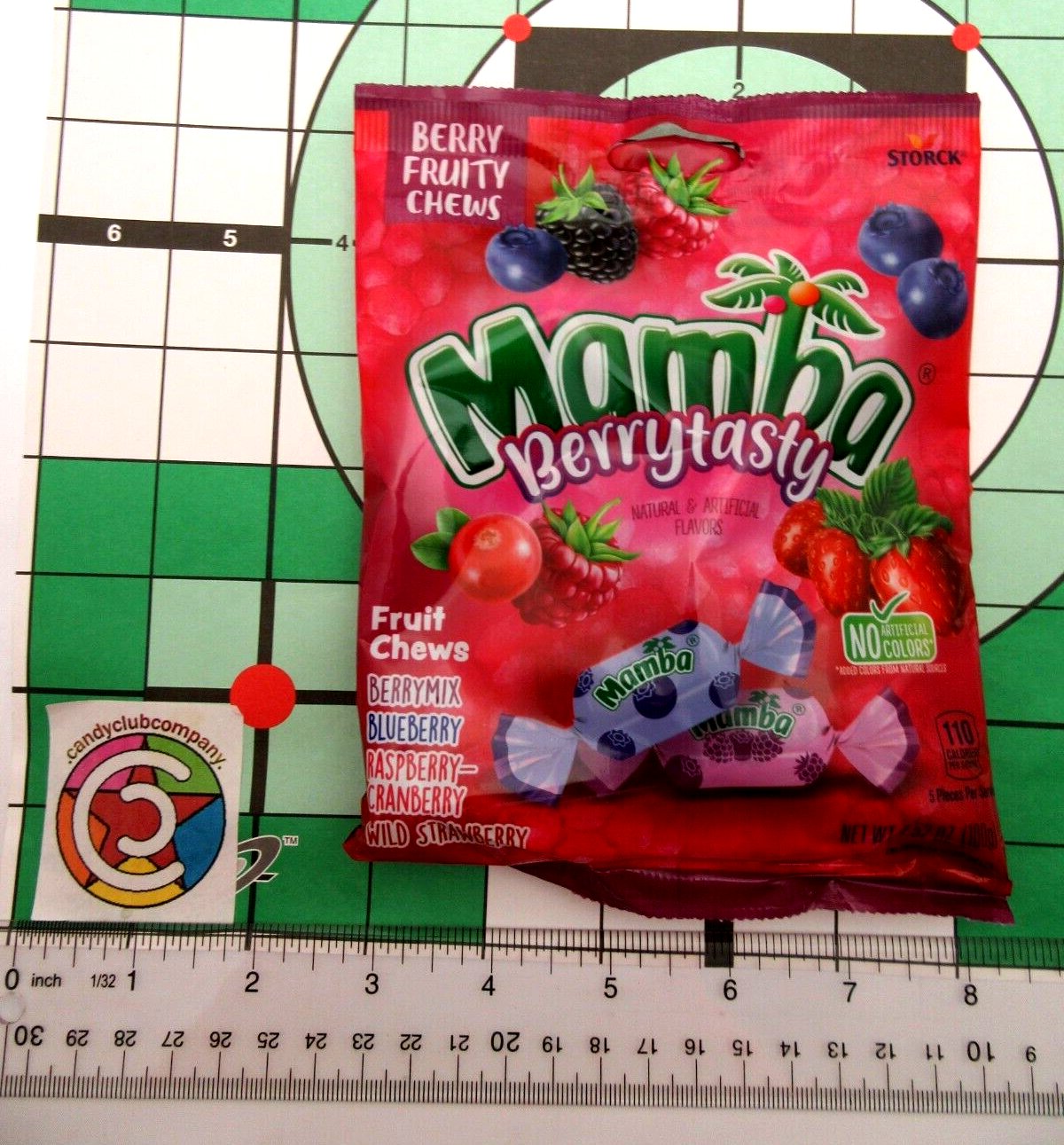 Mamba Berry Tasty Fruit Chews ~ American Candy 3.52oz Bag Lot of 2