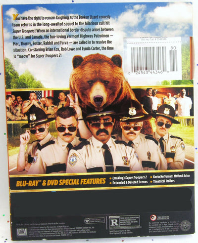 Super Troopers 2 ~ The Mustache Rides Again ~ 2018 ~ Movie ~ New Blu-ray + DVD