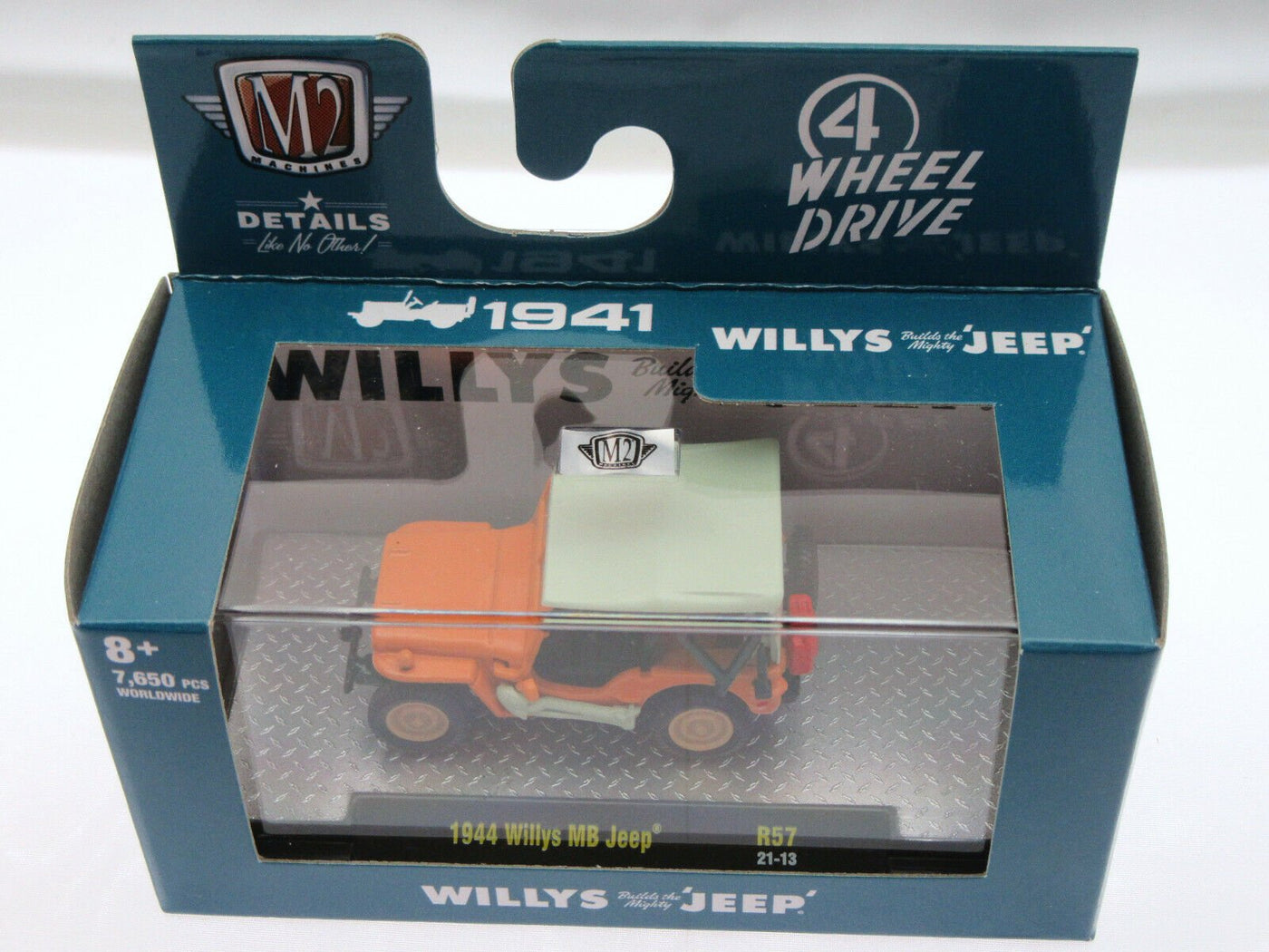 M2 Details ~ 1944 Willys MB Jeep ~ Die Cast Car