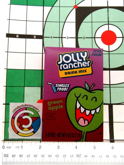Jolly Rancher Singles Water Drink Mix ~ Sugar Free ~ 3 Boxes Green Apple