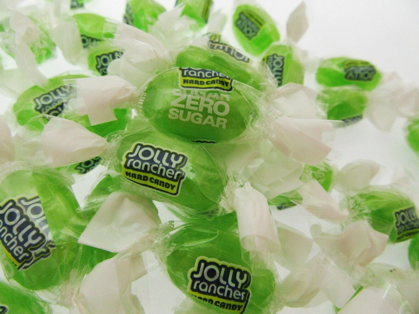 Jolly Rancher ZERO SUGAR FREE Green Apple 8oz Candy Candies Half Pound