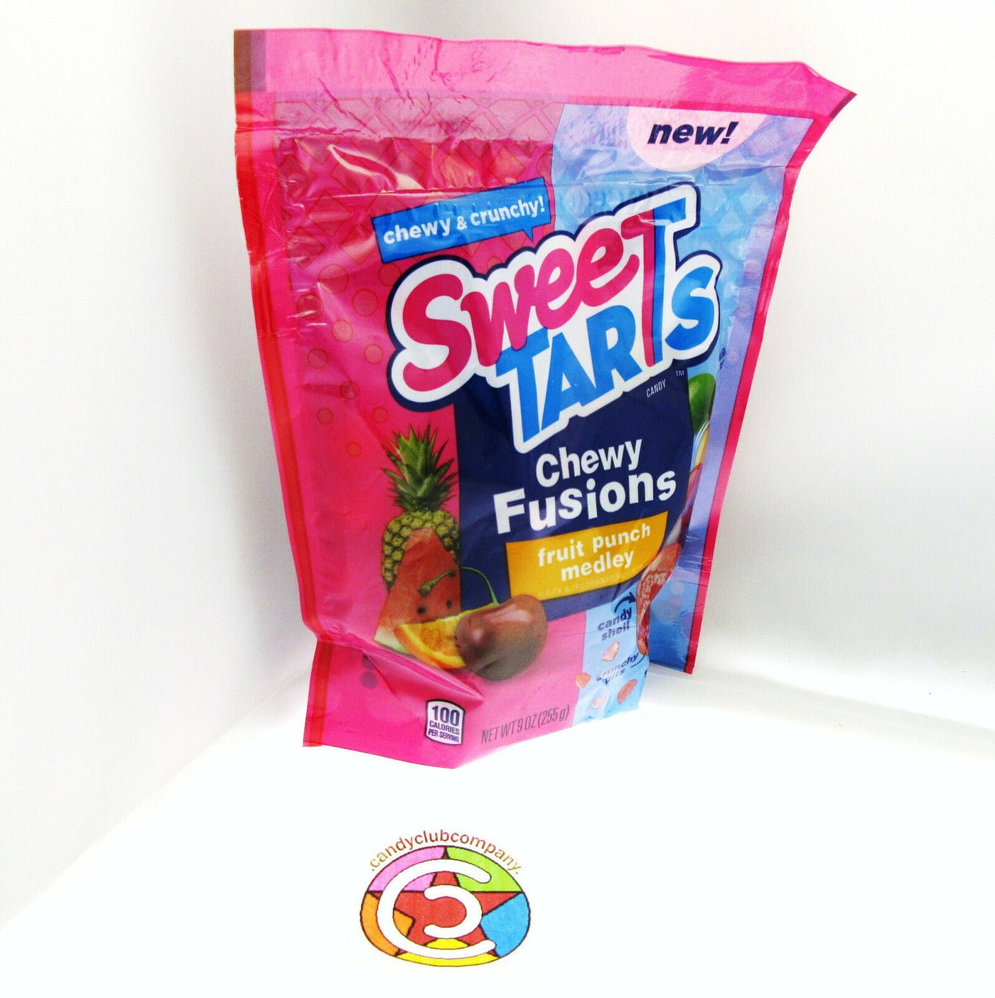 Sweetart Chewy Fusions ~ American Candy ~ 9oz bag ~ Sweet Tarts Resealable Bag