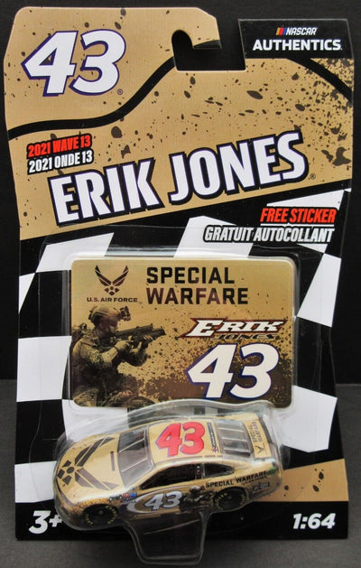 Erik Jones Special Warfare NASCAR Authentics ~ w/Sticker ~ Die Cast 1:64 Scale