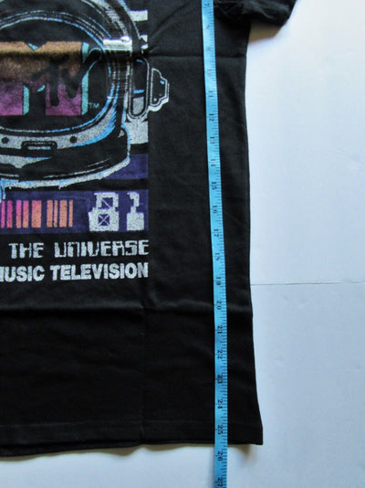 MTV ~ Music Television 12:00 August 1, 1981 ~ Small Black ~ Size S ~ T Shirt