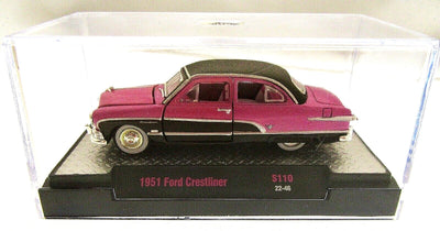1951 Ford Crestliner ~ PINK ~ M2 Details ~ 1:60 scale ~ Die Cast Car