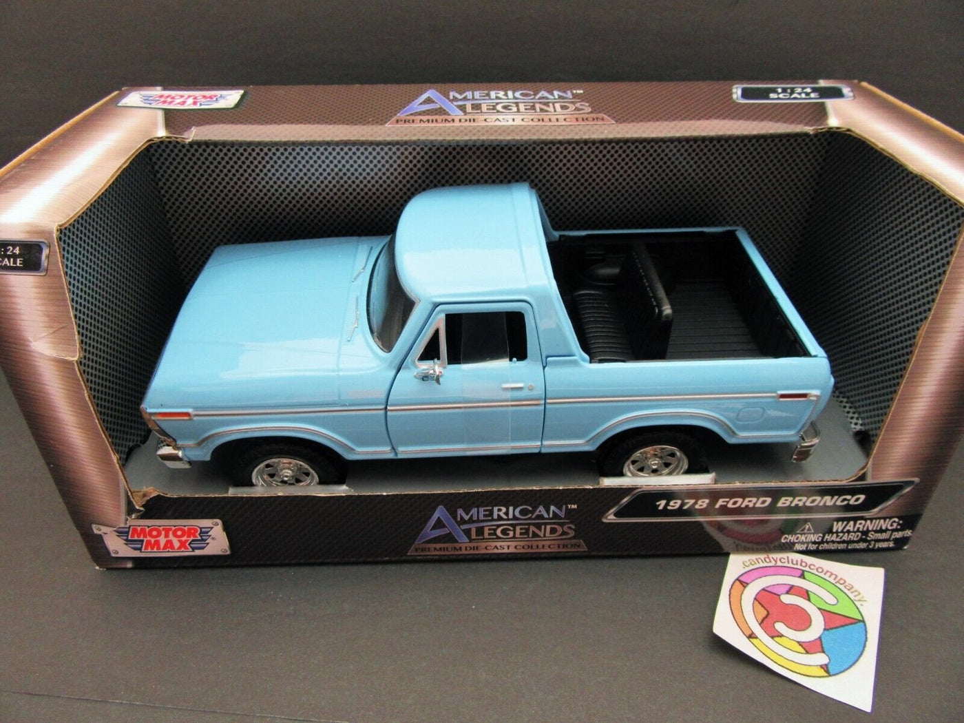 1978 Ford Bronco ~ Blue ~ 1:27 Die Cast ~ American Legends