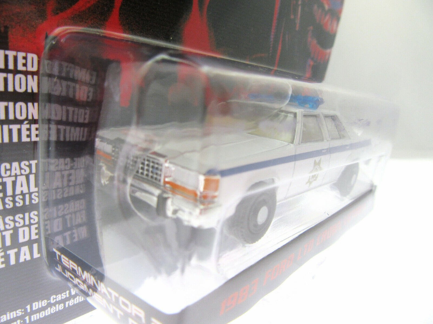 Terminator 2 ~ 1983 Ford LTD CV Police Car ~ Greenlight Collectables ~ Die Cast