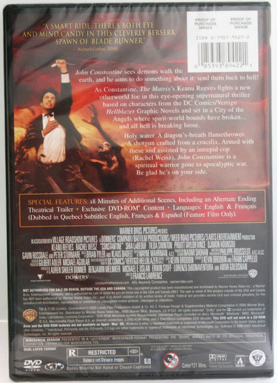 Constantine ~ 2005 ~ Keanu Reeves ~ Movie ~ New DVD