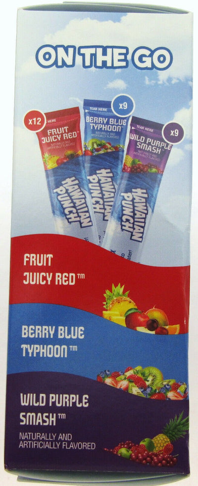 Hawaiian Punch Variety ~ 30 Packets ~ Sugar Free ~ Drink Mix