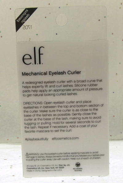 Elf ~ Eyelash Curler ~ Chrome Finish ~ Eye Lash Beauty Cosmedic Tool