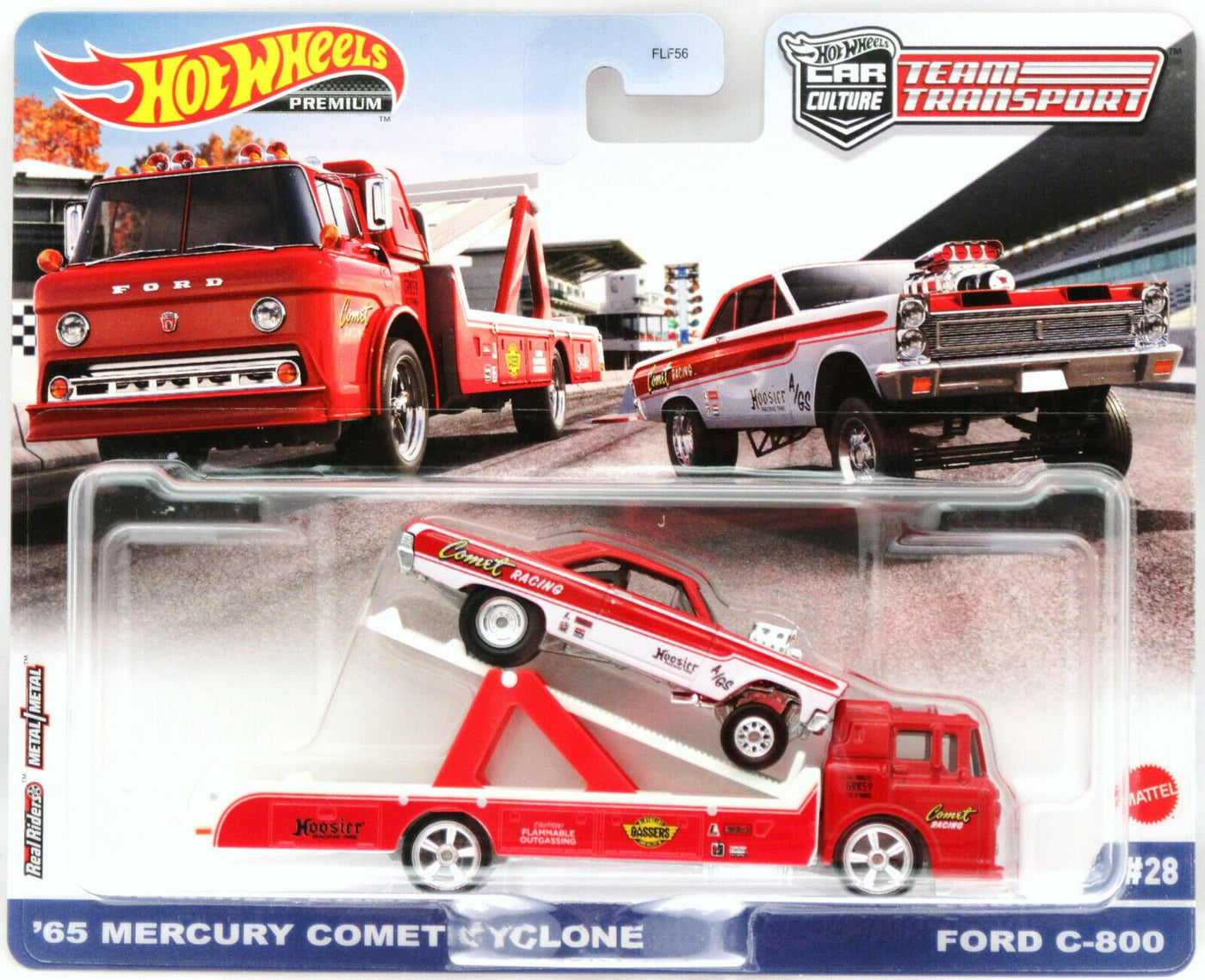 1965 Mercury Comet Cyclone & Ford C-800 Hauler ~ Hot wheels ~ Team Transport