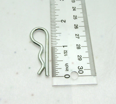 Hitch Pin Clip ~ 9/64 inch Diameter X 1 3/4" length ~ Zinc Plated Spring Steel