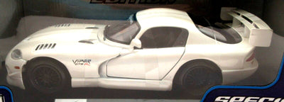 Dodge Viper GT2 ~ White ~ 1:18 Metal Die Cast Car ~ Maisto