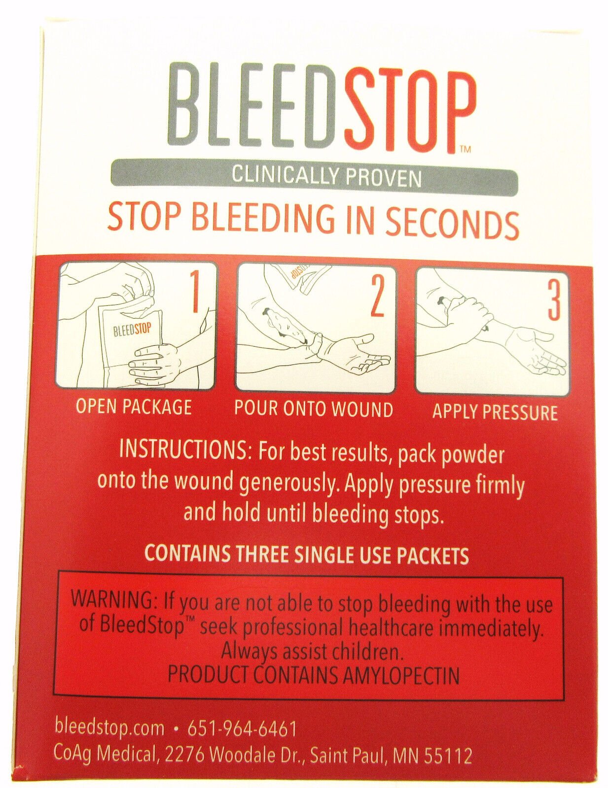 BLEEDSTOP ~ Stops Bleeding in Seconds ~ For Every Shop
