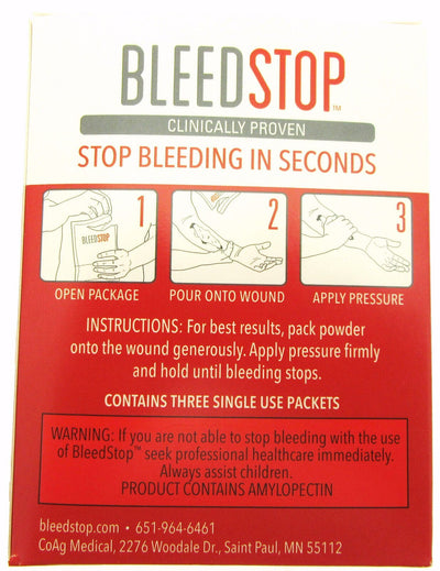 BLEEDSTOP ~ Stops Bleeding in Seconds ~ For Every Shop