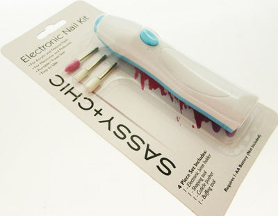 Electric Nail Kit Manicure Pedicure Acrylic and Natural Nails File Travel Size B