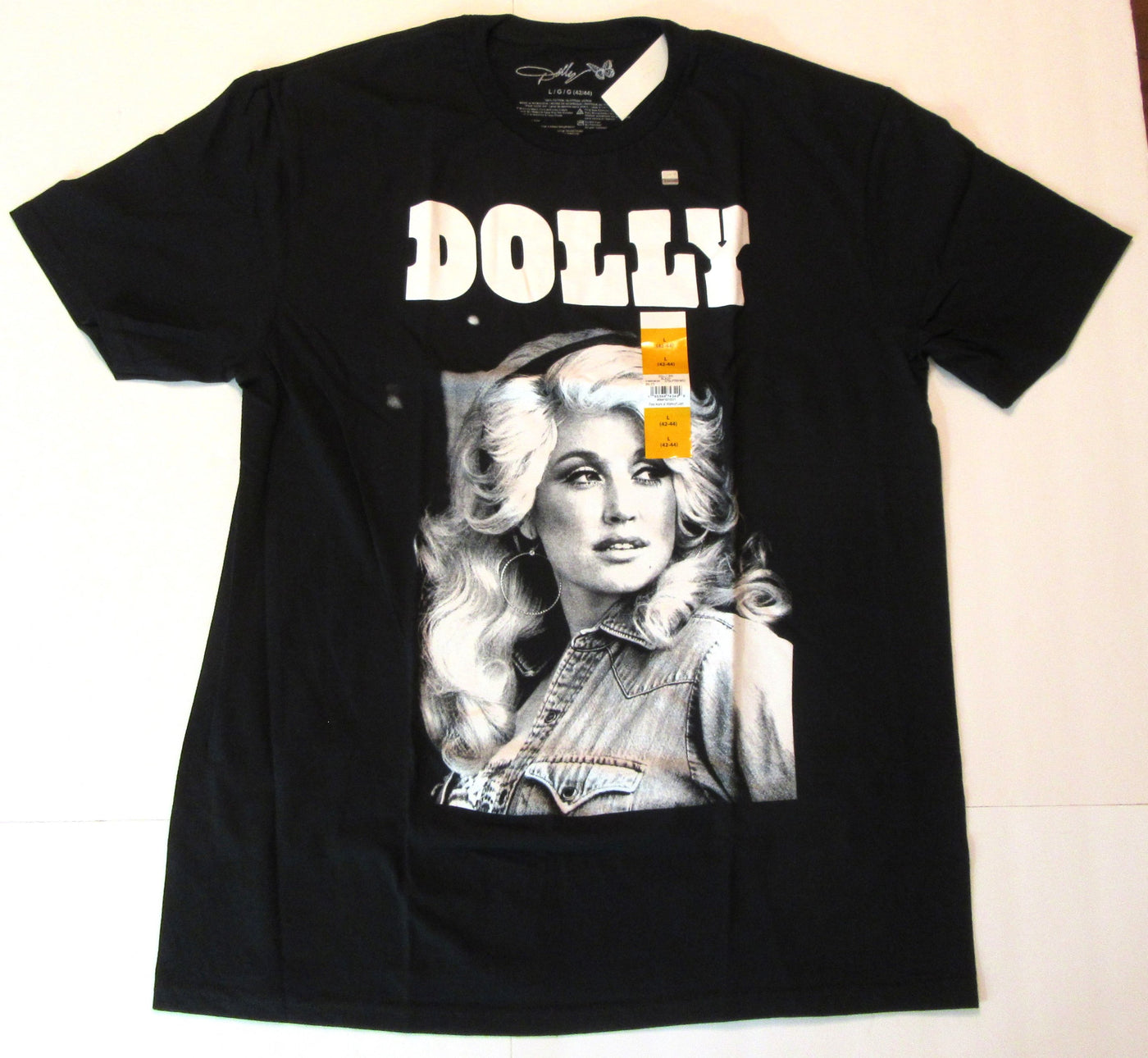 Dolly Parton  Large T-Shirt ~ Size L 42-44 ~ Black T Shirt